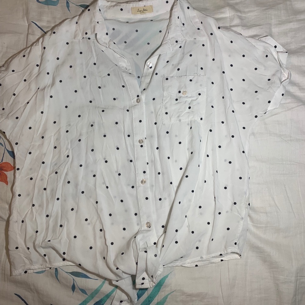 White collar blouse